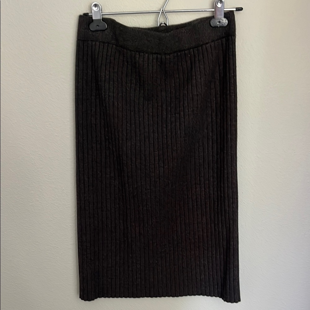Dark Grey Sweater Skirt